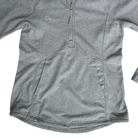 Kyodan Gray Fitted Pullover Sweatshirt Jacket Women's M Gray Athleisure Hiking - Picture 3 of 13